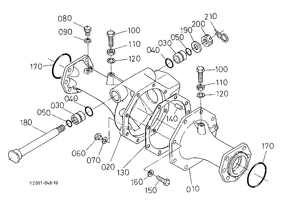 Front Axle Case [Without Bi-Speed Turn]