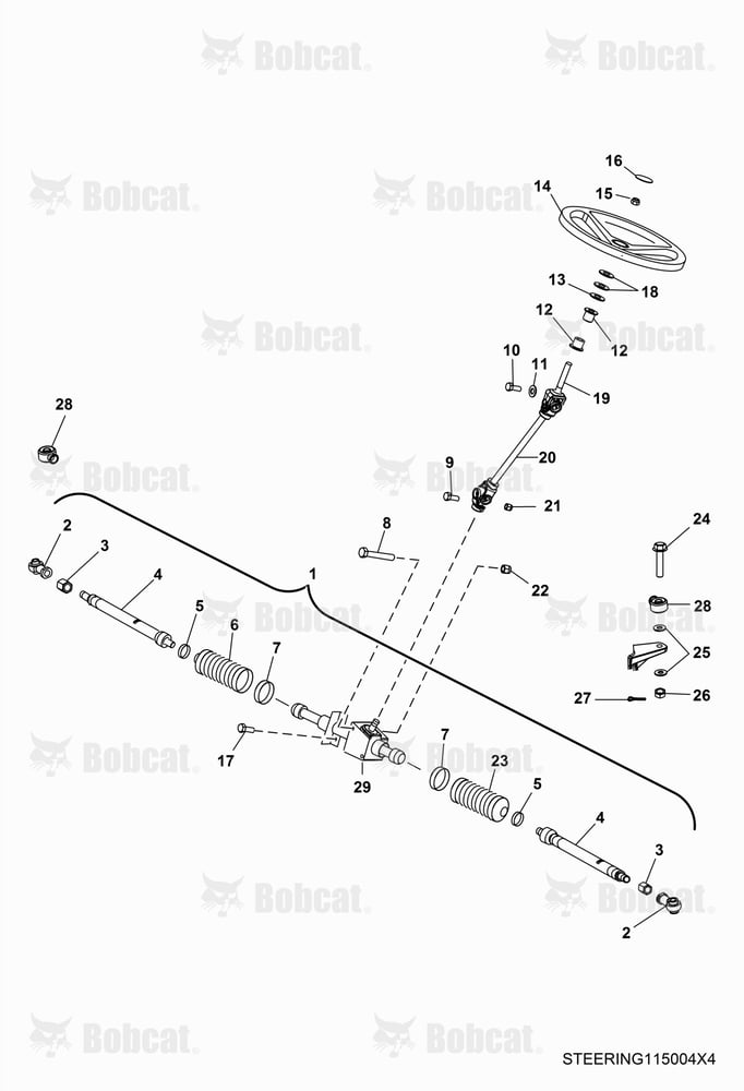 STEERING, Steering ASSY AJNT11001 - AJNT19999