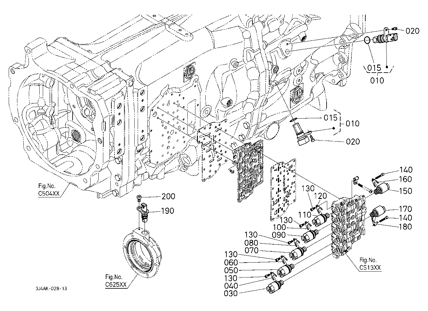 Sensor/Valve/Regulater (Transmission Housing Lh)