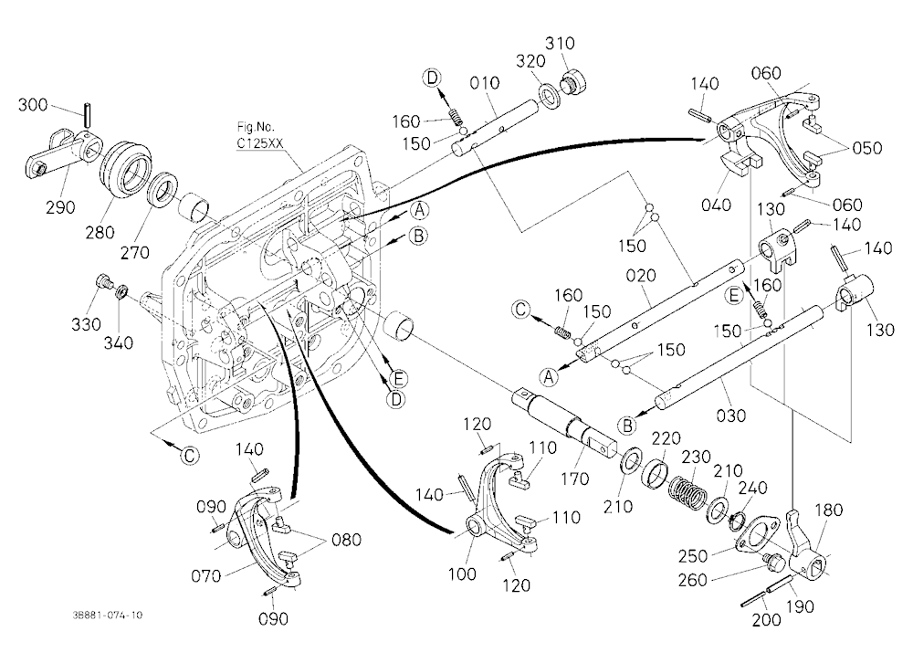 Main Gear Shift Fork