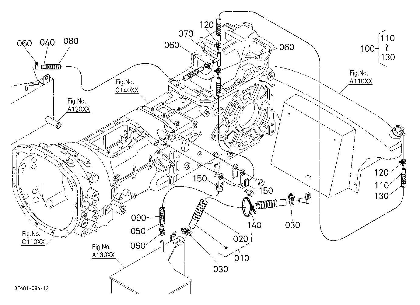Fuel Pipe 1 (Rear) [Cab Type]