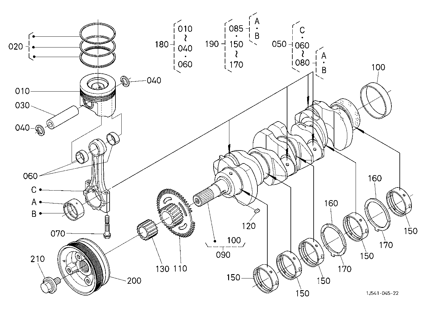 Piston/Crankshaft
