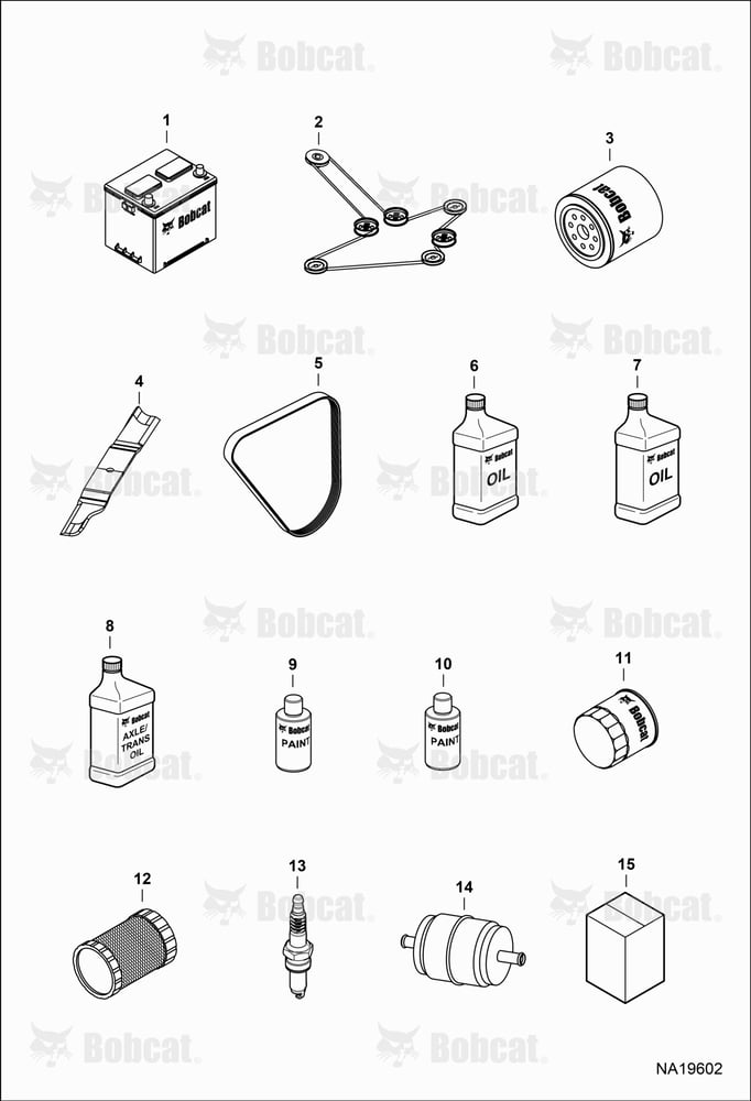 Maintenance Items (Service Parts)