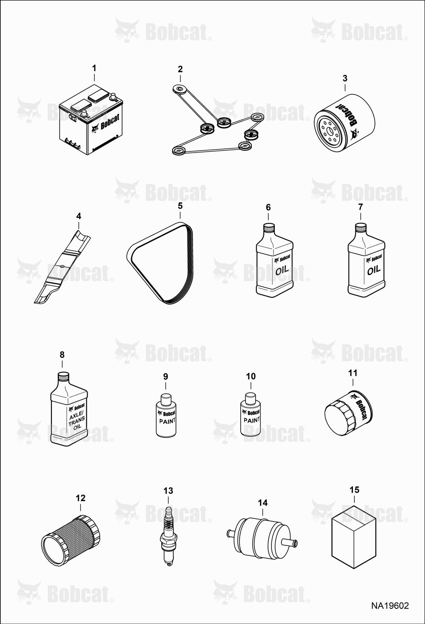 Maintenance Items (Service Parts)