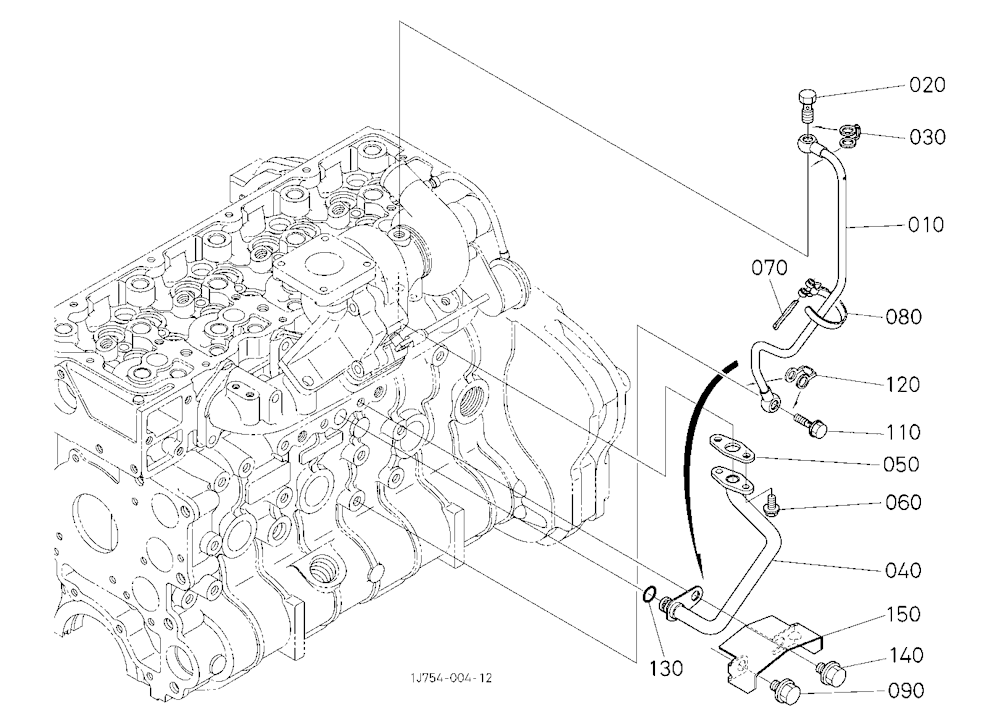 Oil Pipe (Turbo Charger) [New]