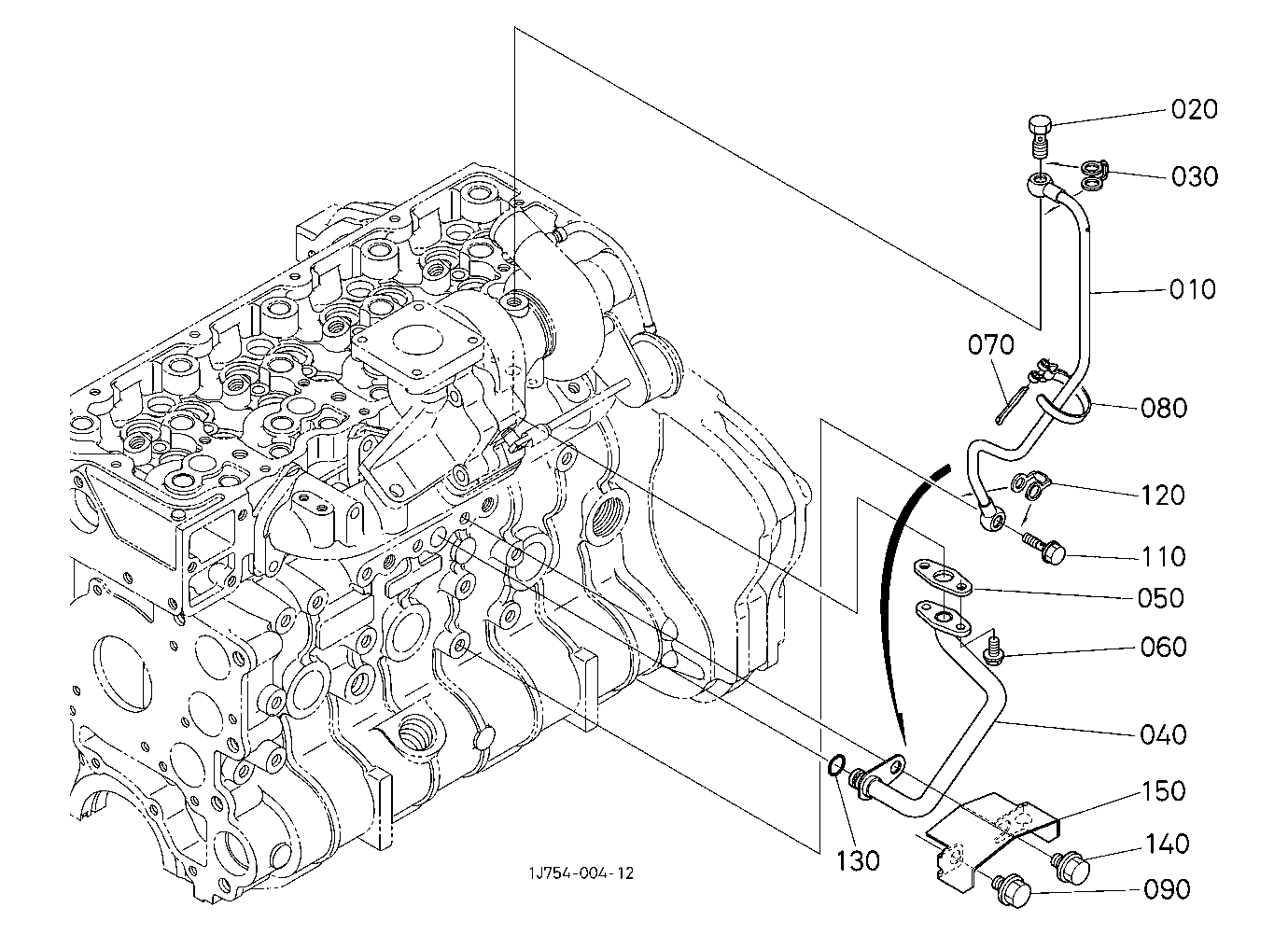 Oil Pipe (Turbo Charger) [New]
