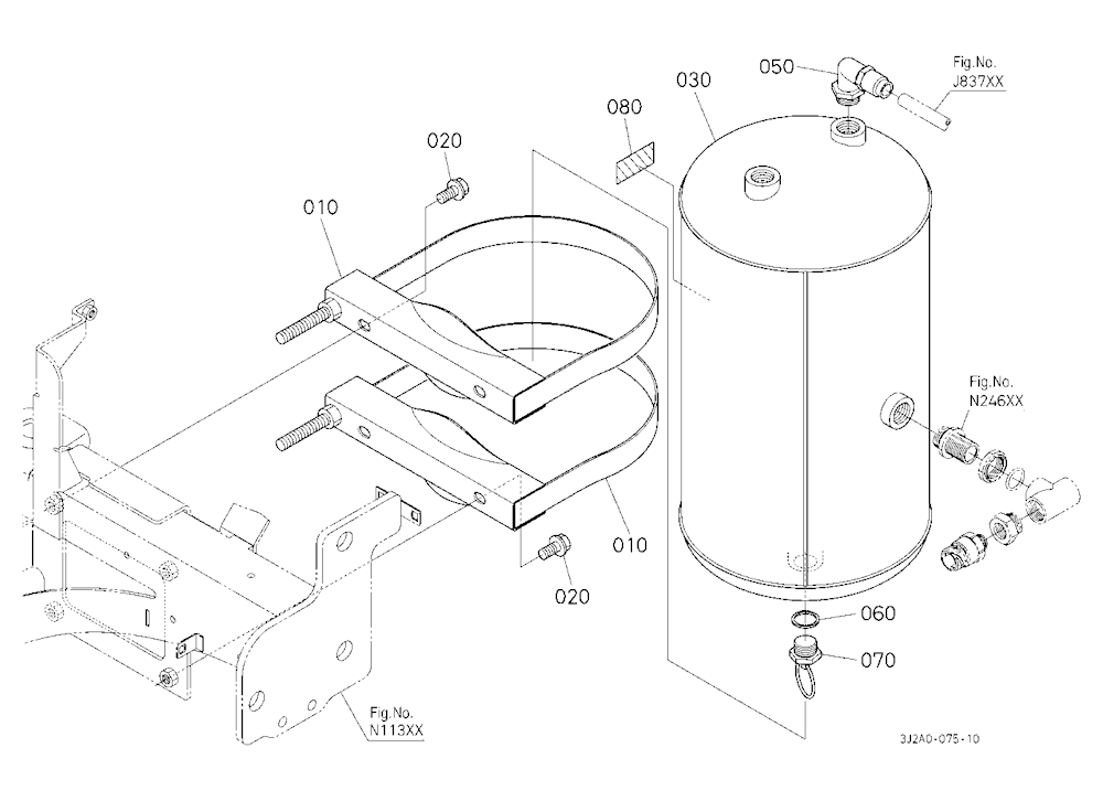 Air Tank [Suspension Type (Air)] [With Air Compres