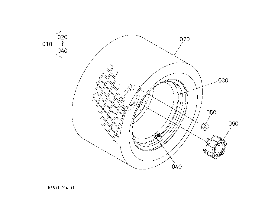 Rear Wheel (24*12.0-12)