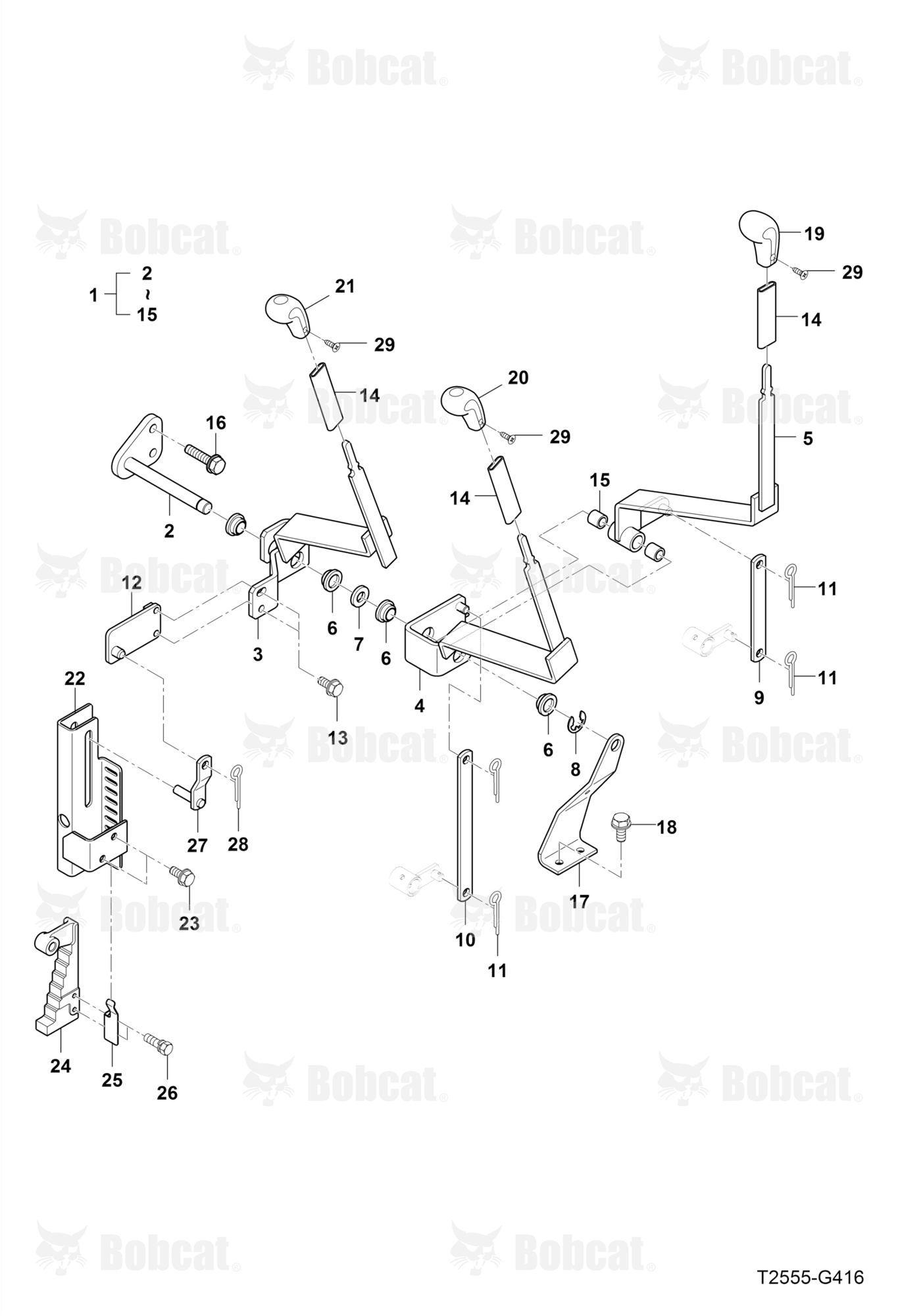 Control Lever LH Group