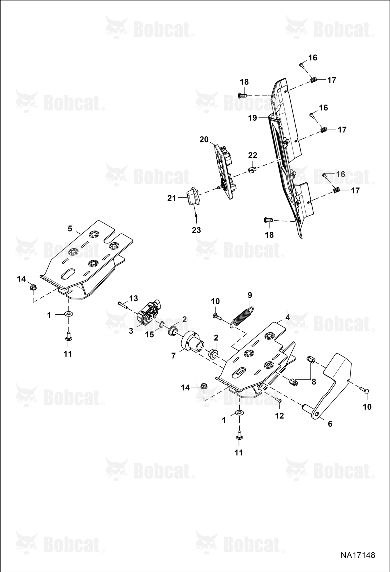 Engine Speed Control (SJC Controls) (W/Foot Throttle) (Welded Pedal)