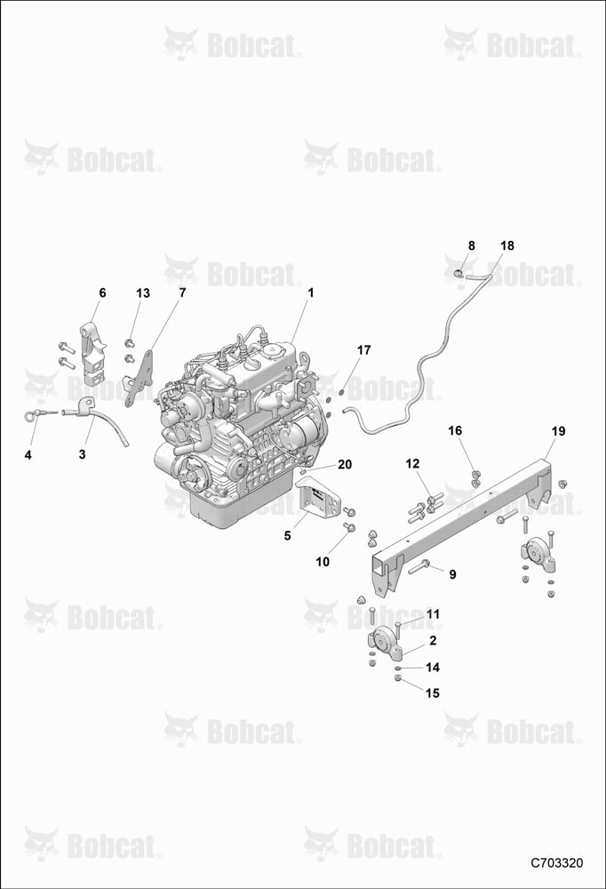 ENGINE, Mounting