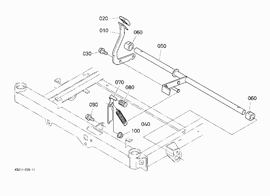 PARKING BRAKE LEVER