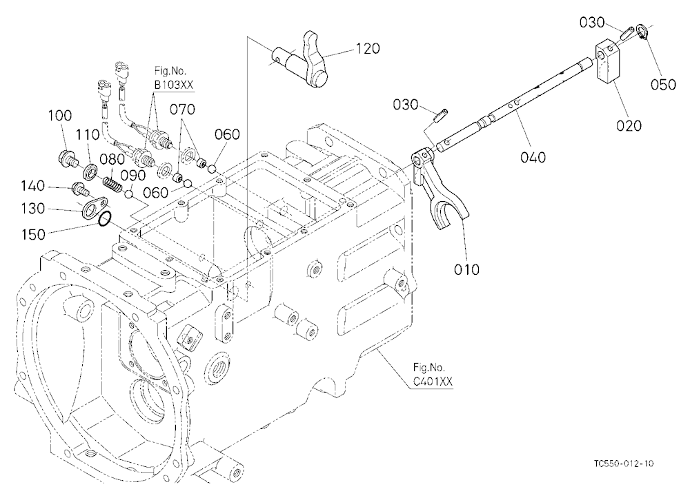 Pto Gear Shift Fork