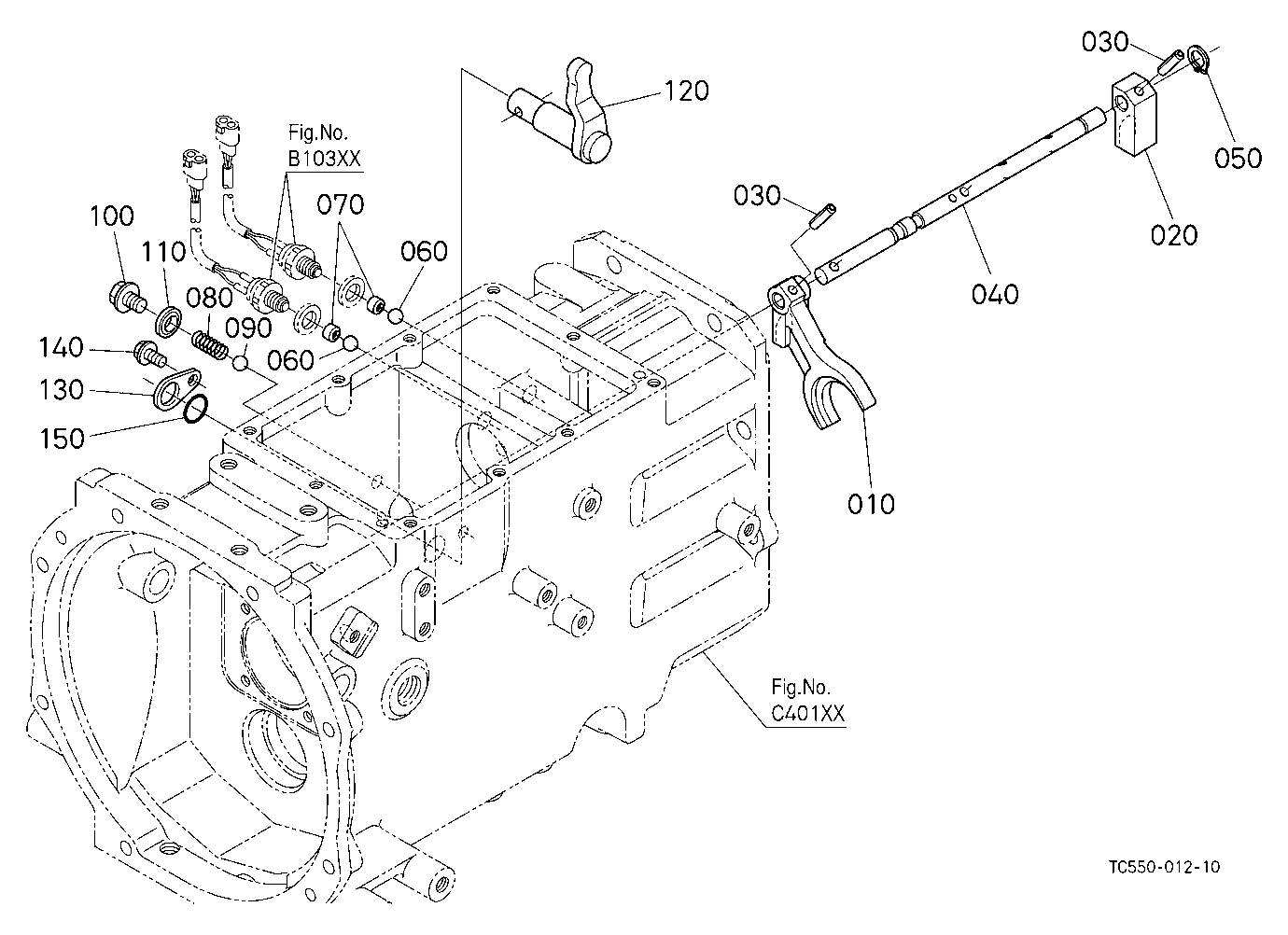 Pto Gear Shift Fork
