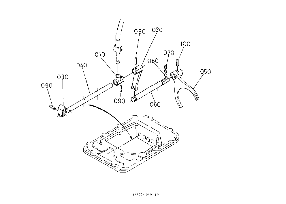 Range Gear Shift Fork