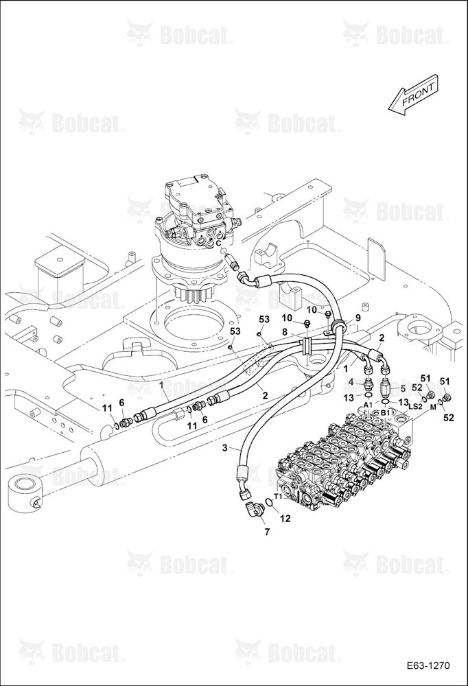Hydraulic Circuitry (Slew Motor & Valve)