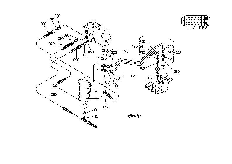 Oil Piping (Travel Rh) [Kh-91(H)]