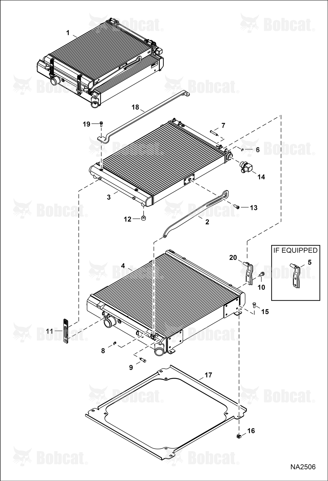 RADIATOR/COOLER Assembly (Bolt Mounted Radiator)  ASRV11001 - ASRV11328