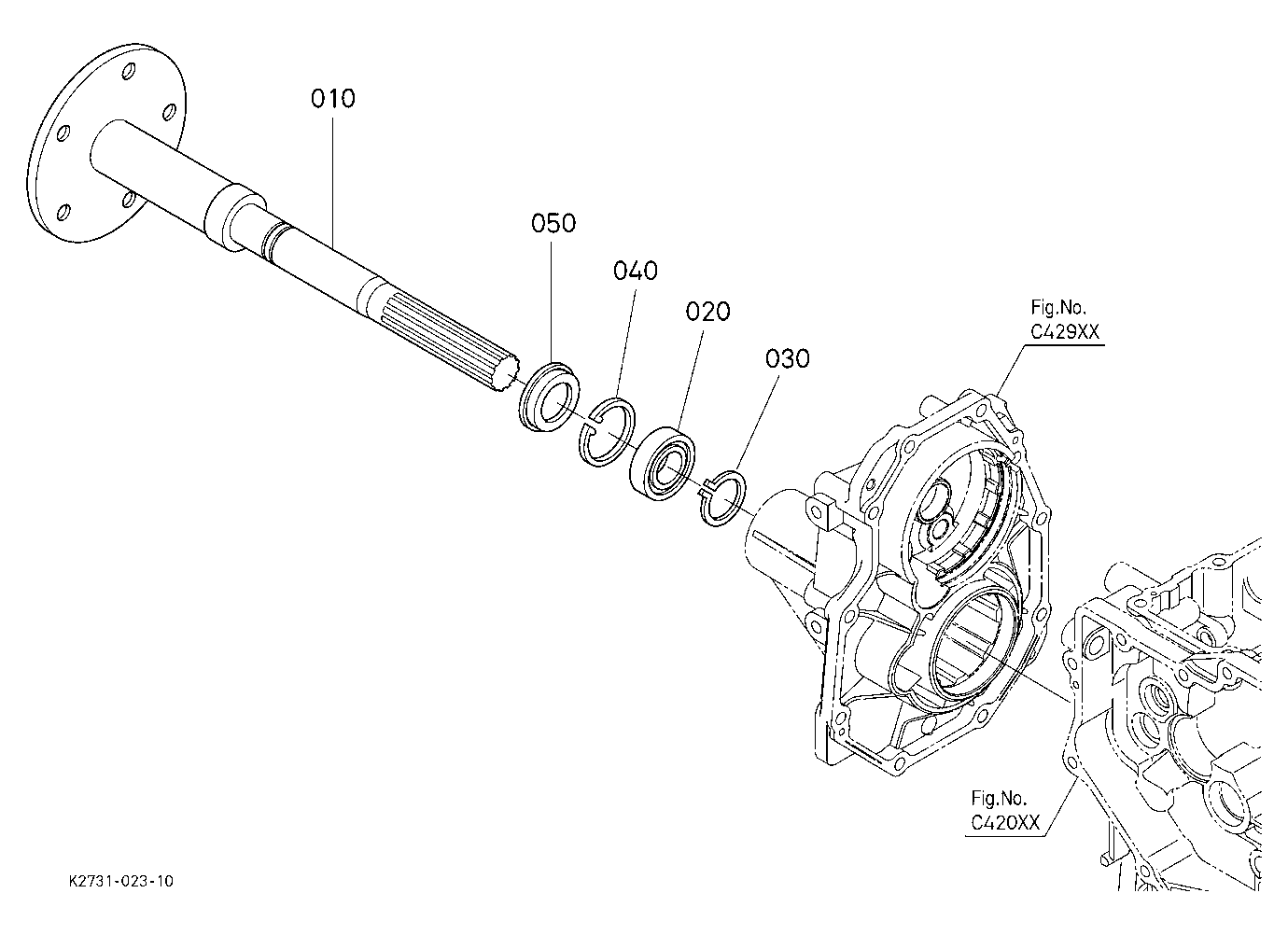 Rear Axle Rh