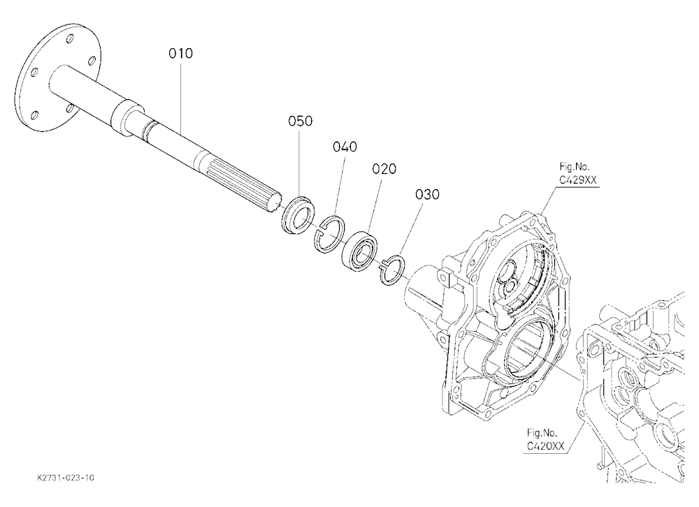 Rear Axle Rh