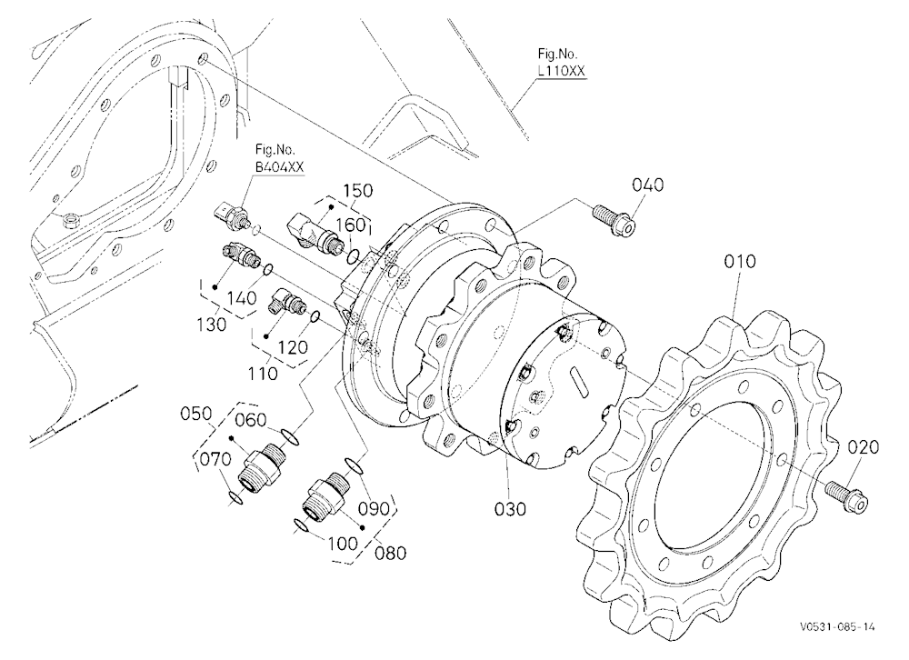 Hst Motor (Left)