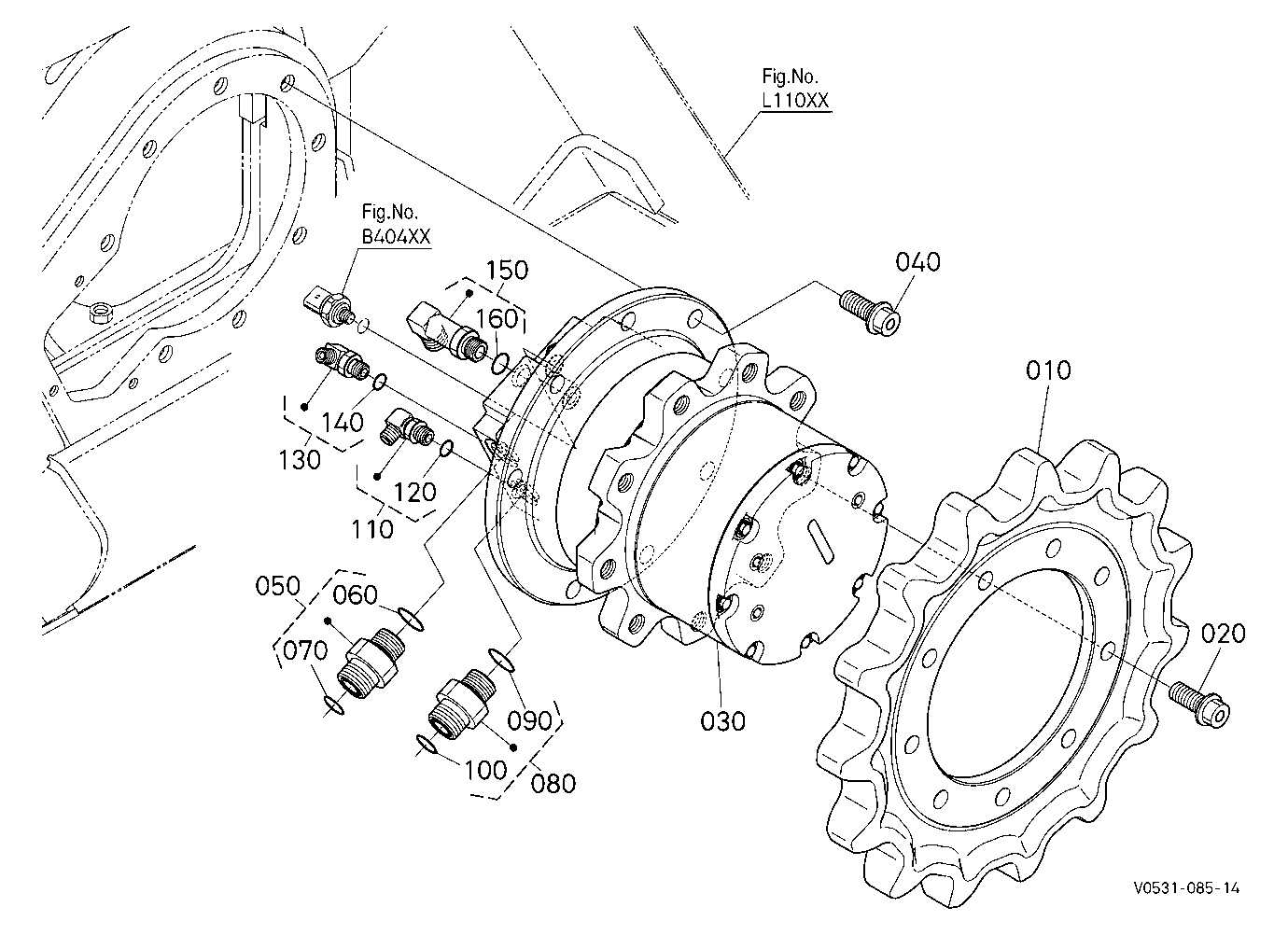 Hst Motor (Left)