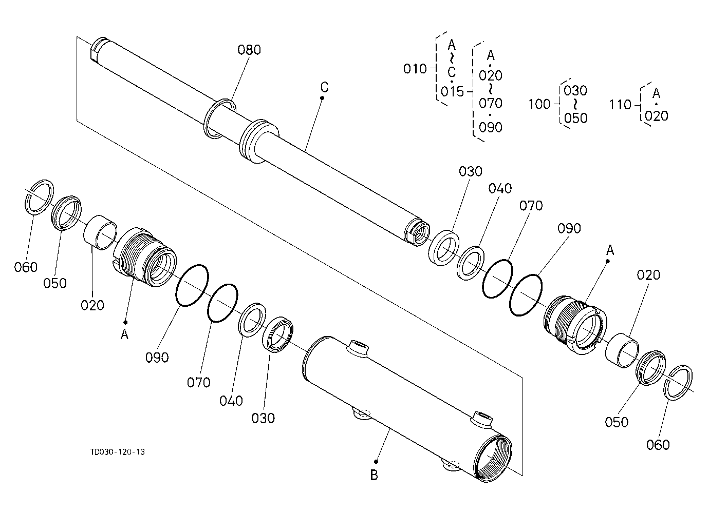 Steering Cylinder [Component Parts] [New]
