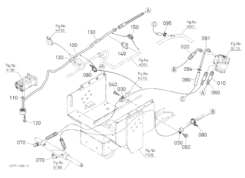 Hydraulic Oil Line (Ps)