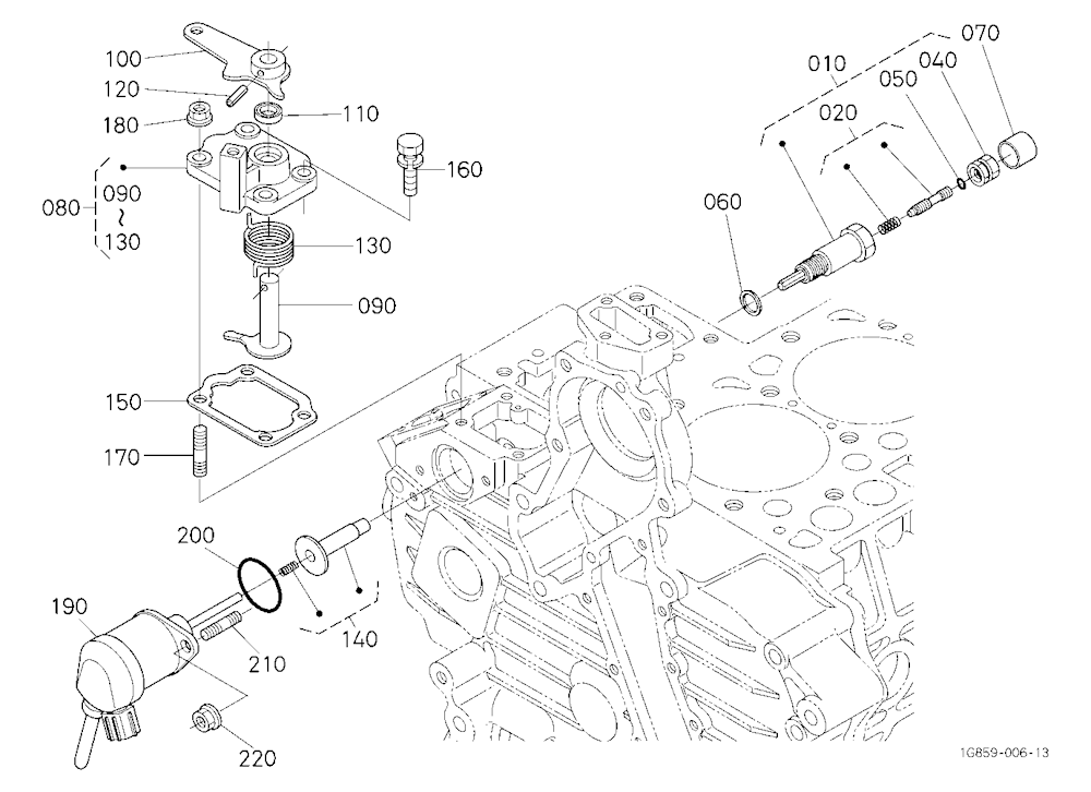 Engine Stop Lever