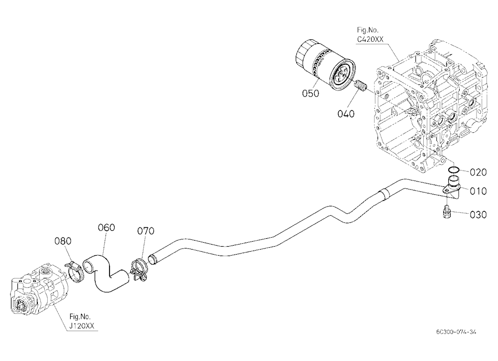 Hydraulic Oil Line (Suction)