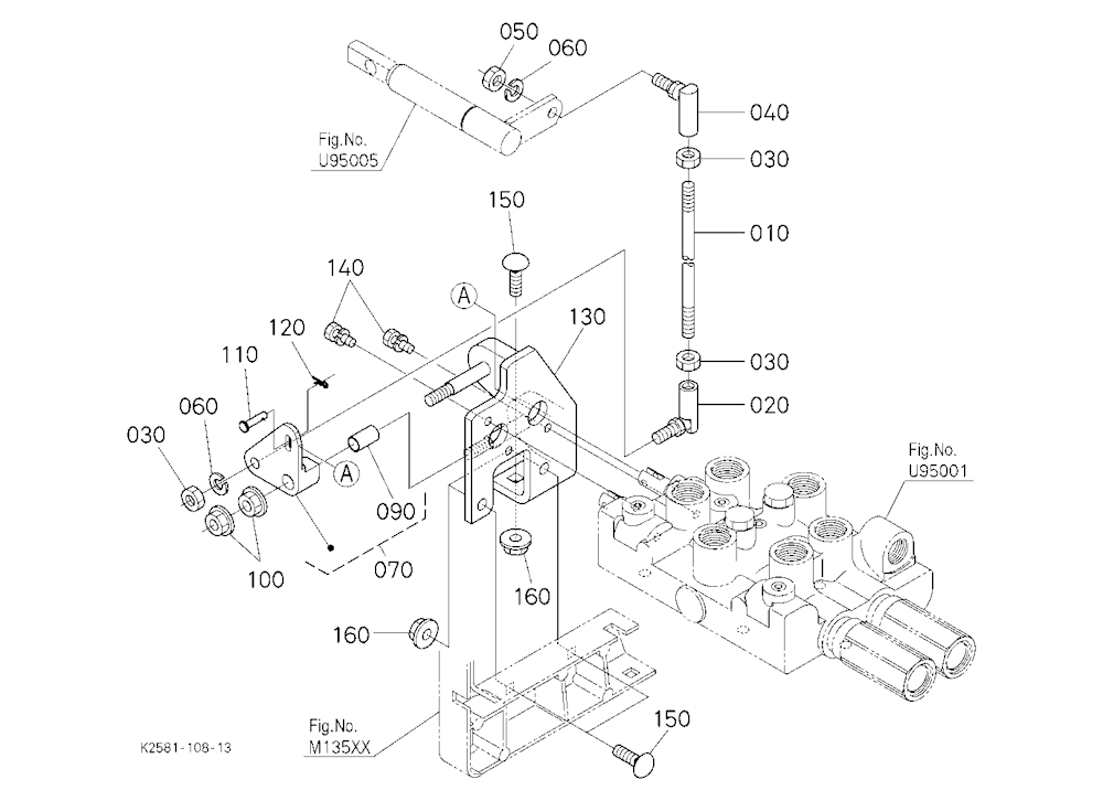 Front Control Valve Kit (Rod) 1 [Option]