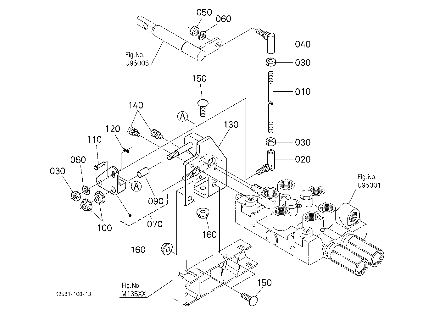Front Control Valve Kit (Rod) 1 [Option]