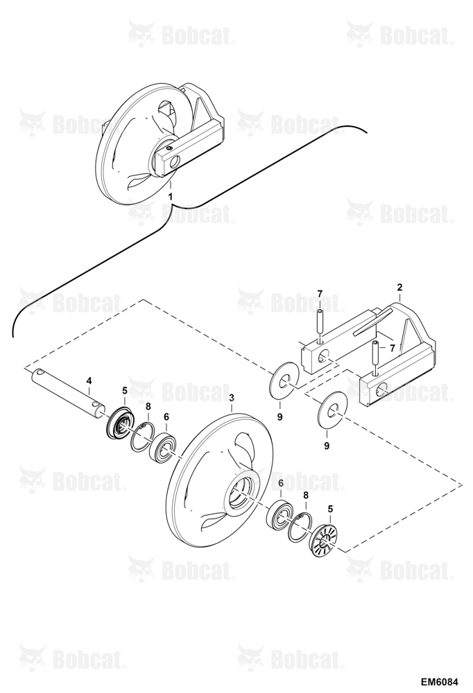 Undercarriage (Front Idler) (#7187172)