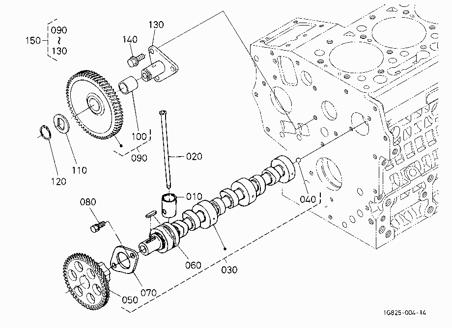 CAMSHAFT AND IDLE GEAR SHAFT