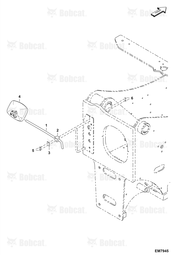 Rear Mirror B41N11001 - B41N16000, B41P11001 - B41P16000