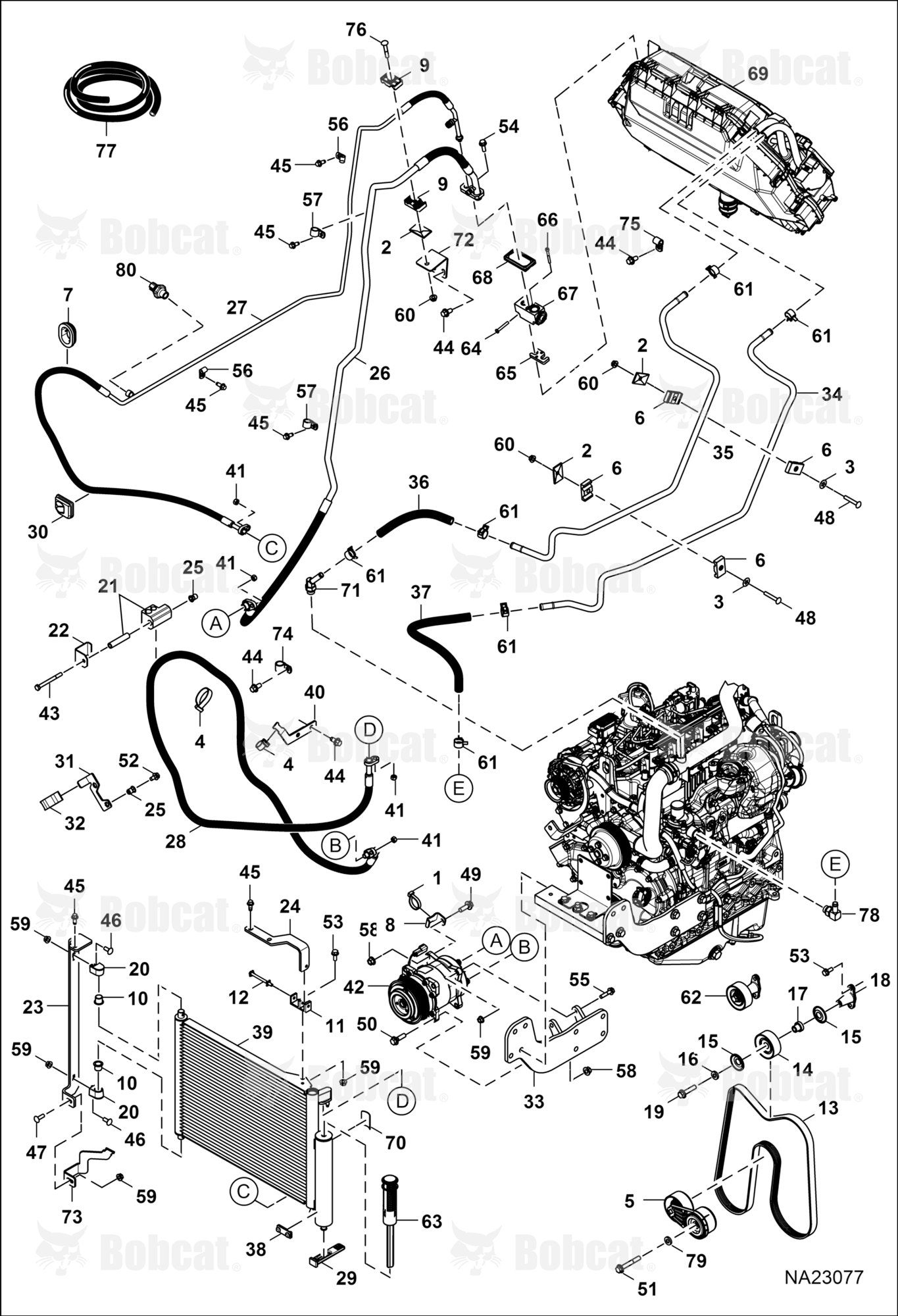 Heater & A/C (HVAC/Auto HVAC Plumbing)  B5FA11001 - B5FA11147