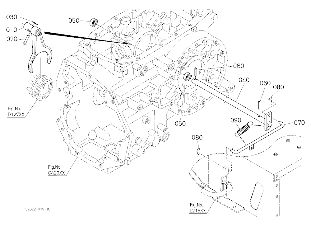 Differential Lock Shift Fork