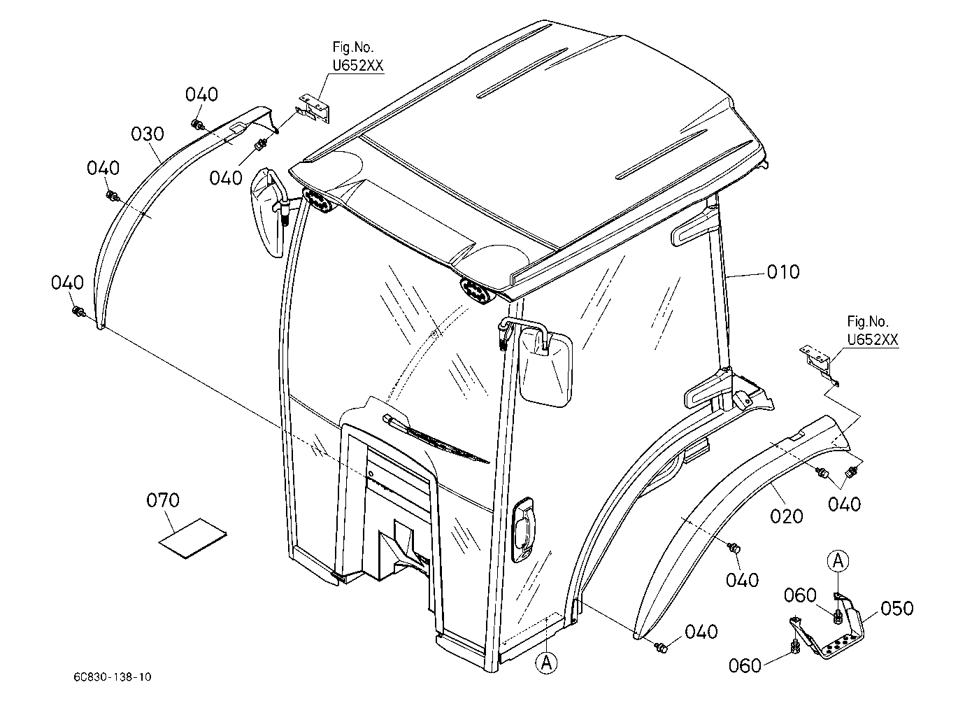 Cab Kit (Cab) (W/G.No.B7083,B7084) [Option]