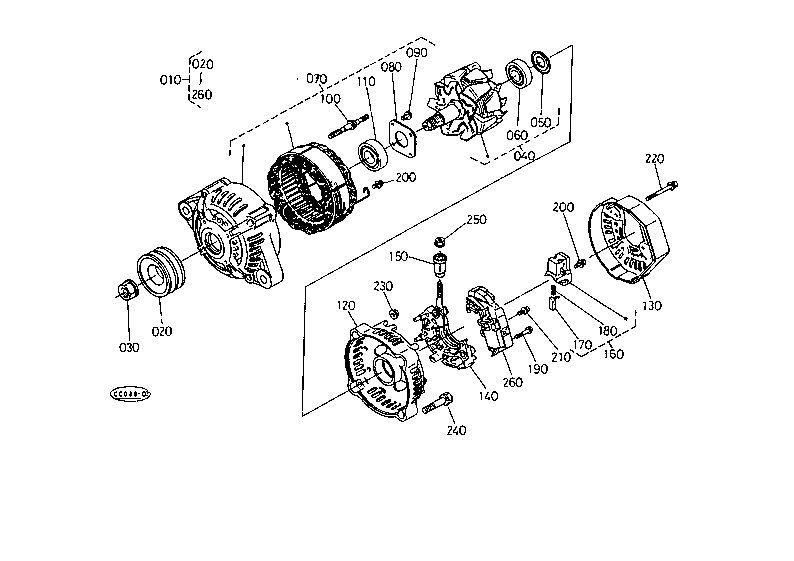 Alternator [New Type] [Component Parts]