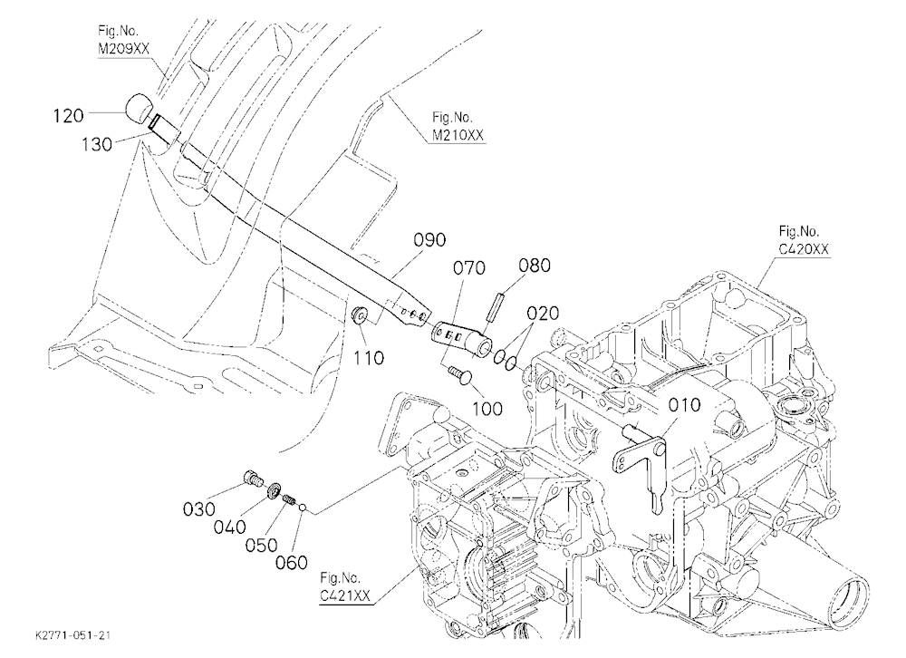 Front Wheel Drive Lever