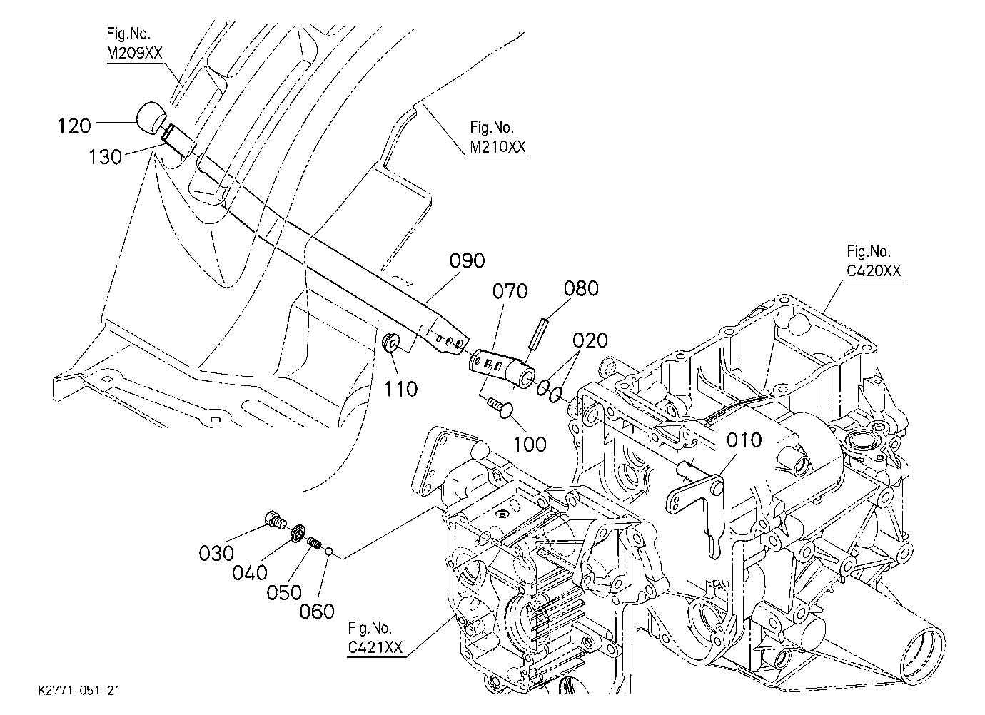 Front Wheel Drive Lever