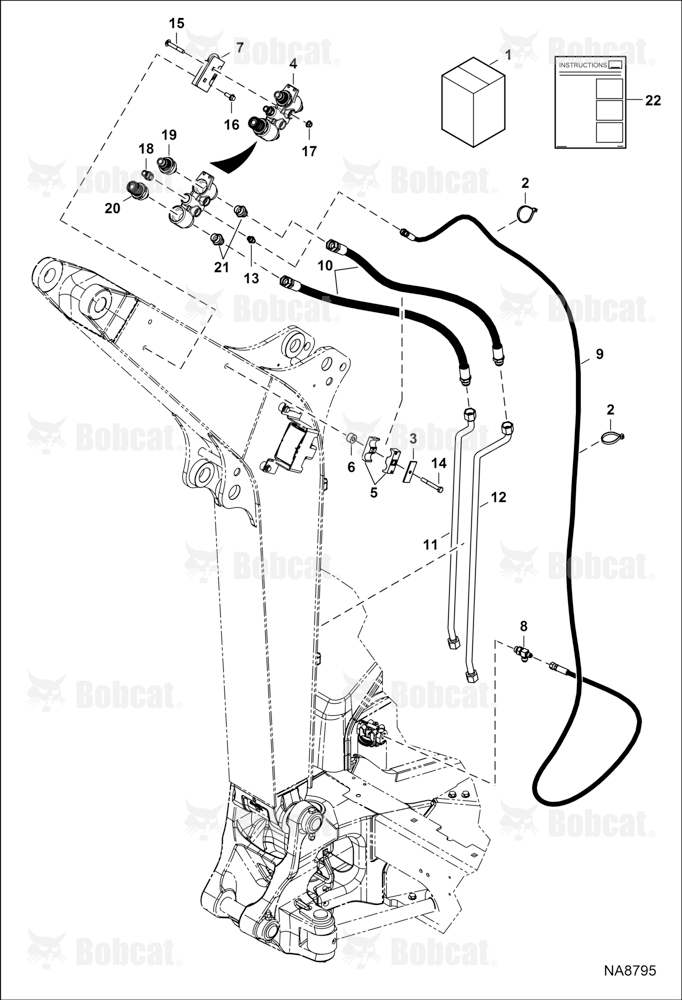 Coupler Block Kit (Extendable Arm)