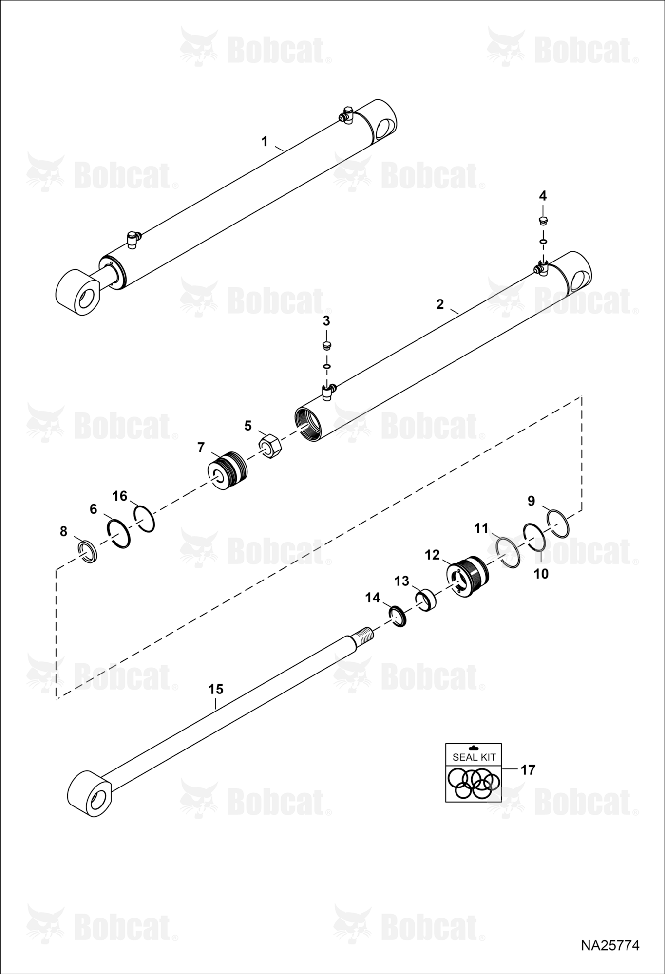 Lift Cylinder  B4SS11066 & Above
