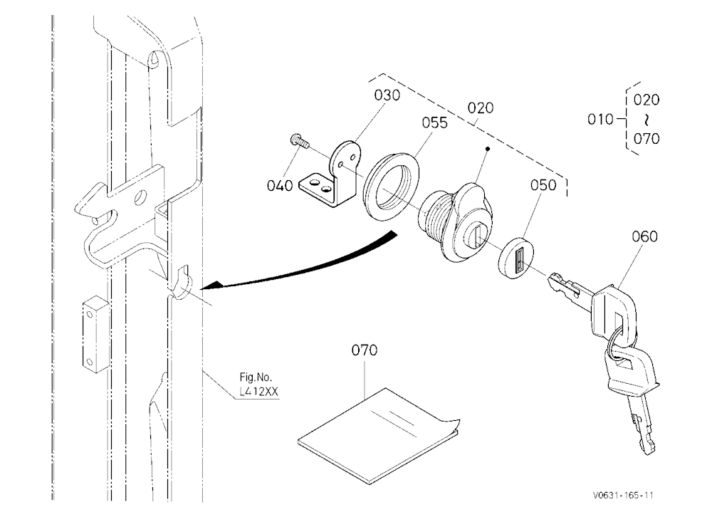 Kit Bonnet Lock [Option]