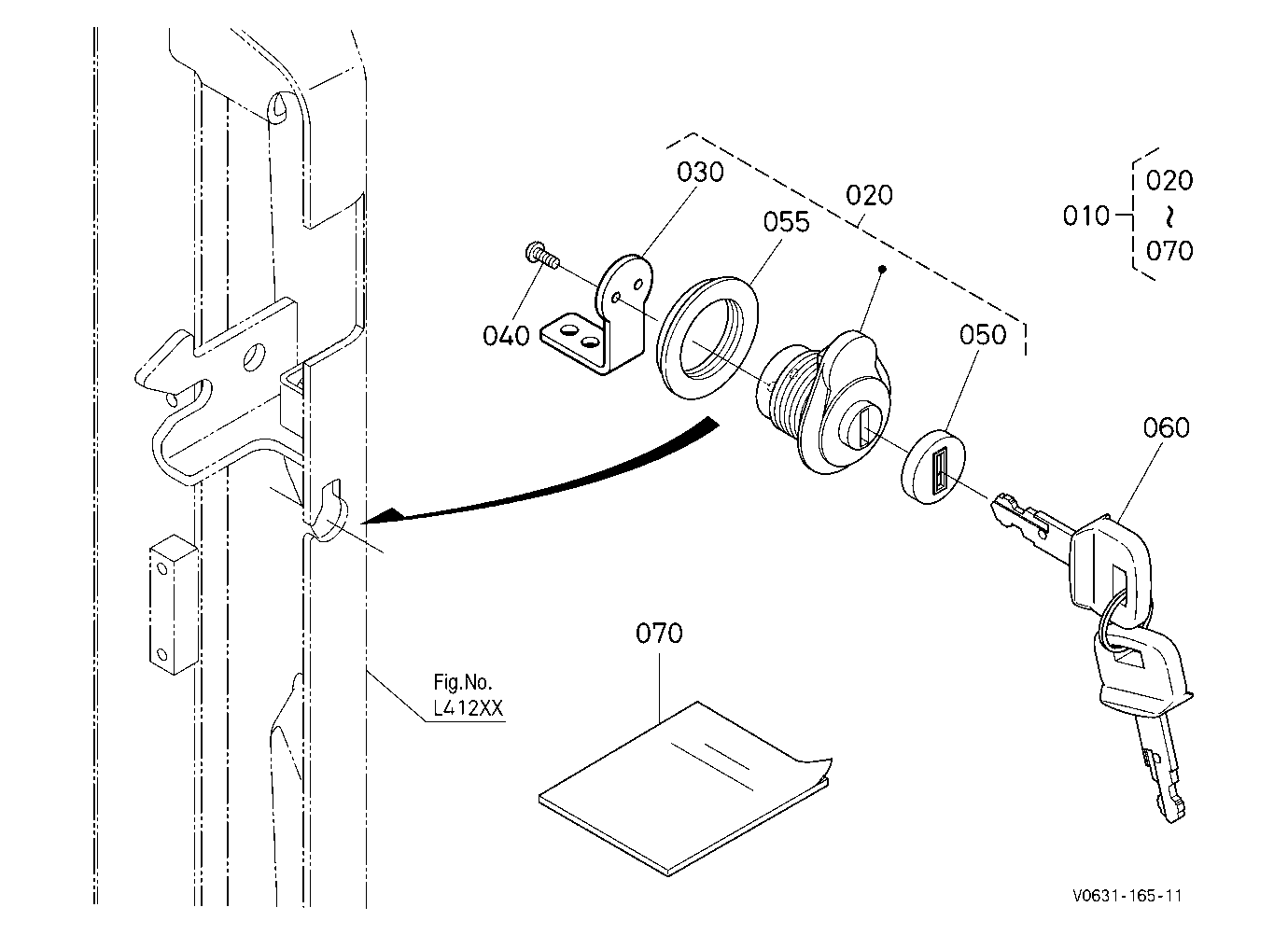 Kit Bonnet Lock [Option]