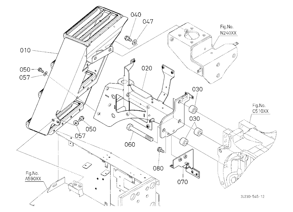Step Rh [W/O Loader Equipment] [W/O Front Suspensi
