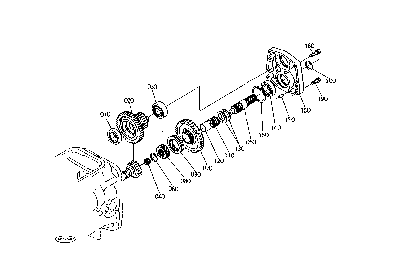 Hi-Lo Shift Gear Shaft