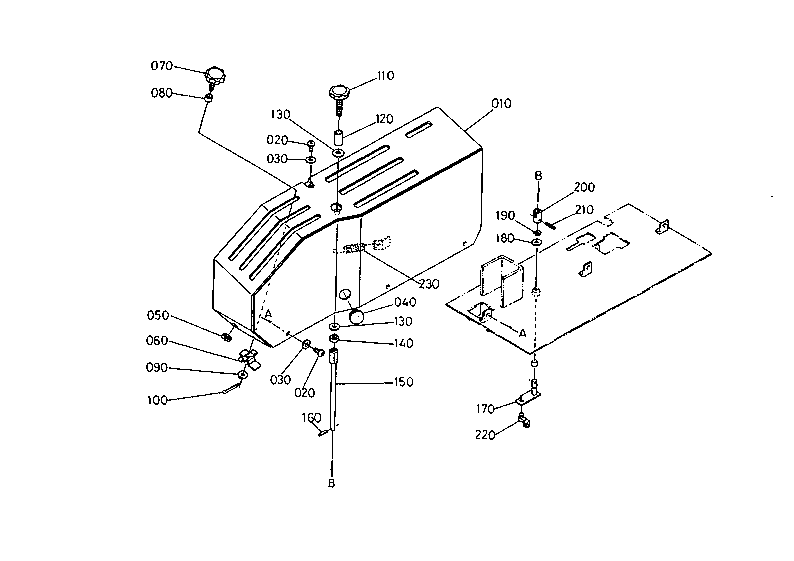 Hyd.Control Lever Guide