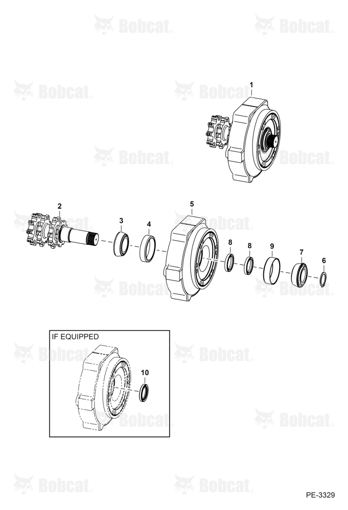 Motor Carrier (Drive Motor Mount Assy) (Manual Controls, AHC, & ACS)