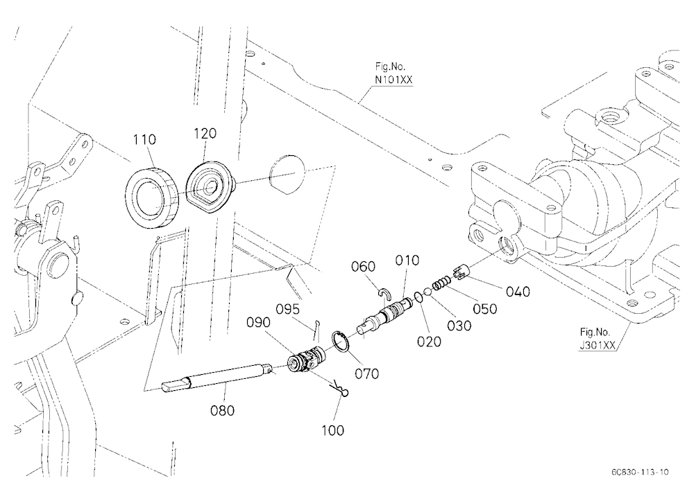 Fall Adjustment Shaft